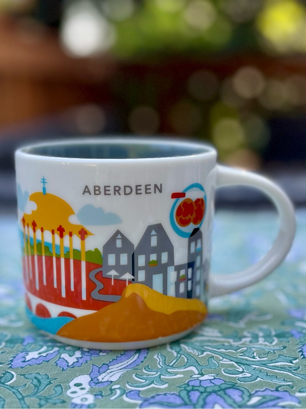 NIB Starbucks YAH Aberdeen Scotland Cityscape Collectors Mug You Are Here Series